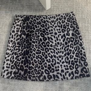 Cheetah print skirt
